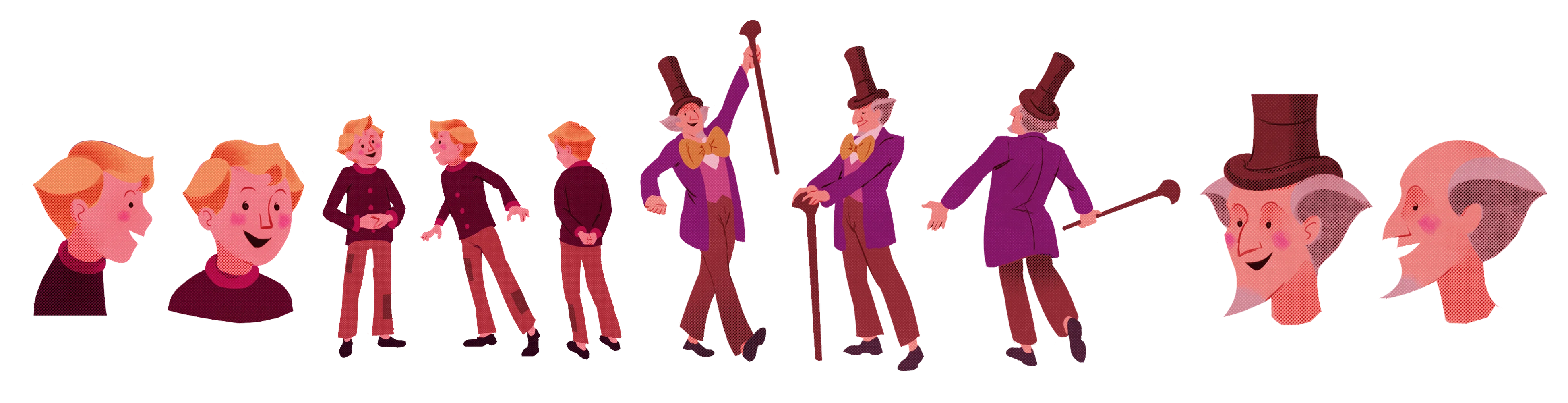 Charlie Bucket and Willy Wonka