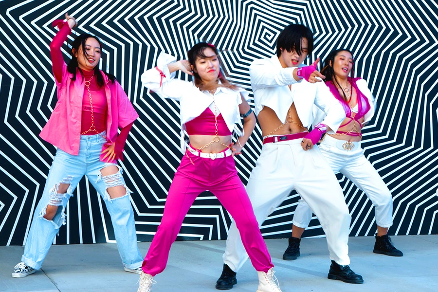 Students at Kpop Fest