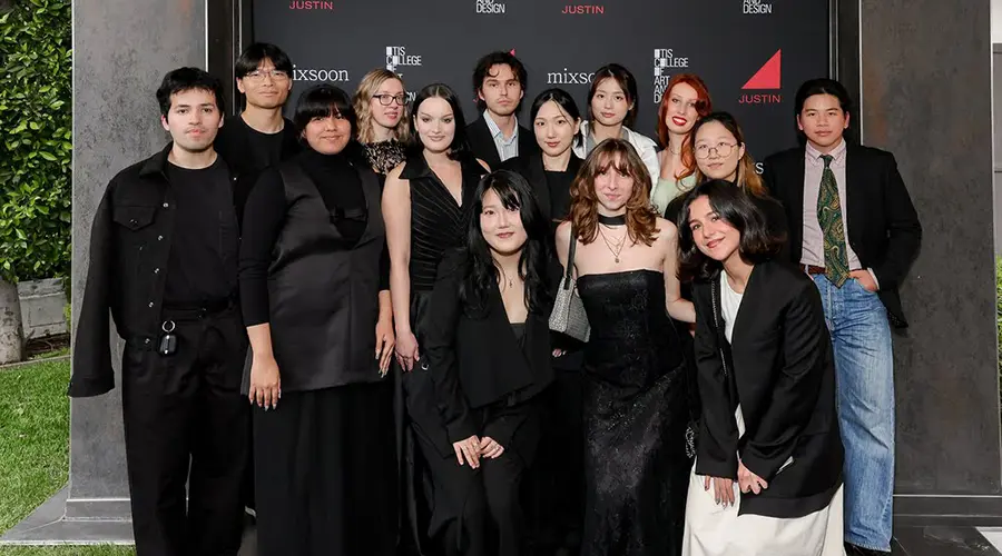 Otis College Fashion Design juniors and seniors whose work was shown during Otis Atelier. Photograph by Stefanie Keenan/Otis College of Art and Design.