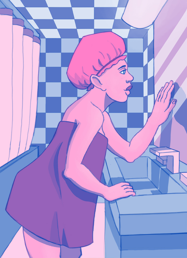 An illustration by Alejandra Nicely made during Foundation year. 