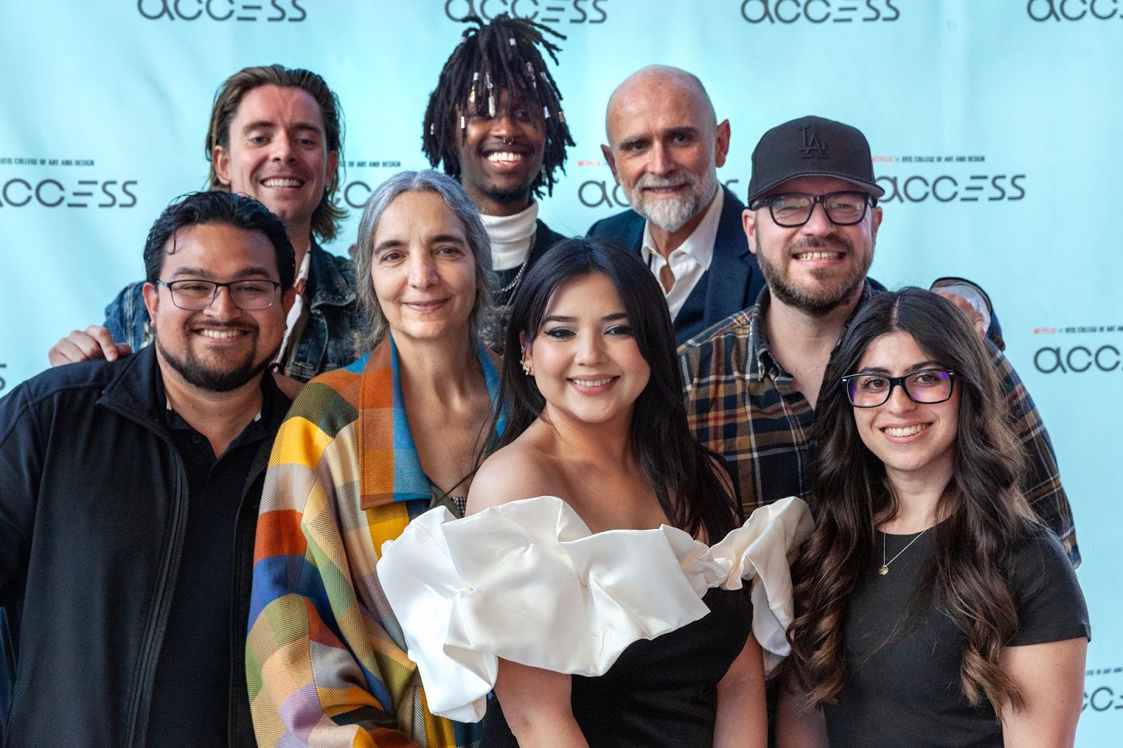 Baillie with graduate students from Access: Netflix x Otis Entertainment Certificate Program