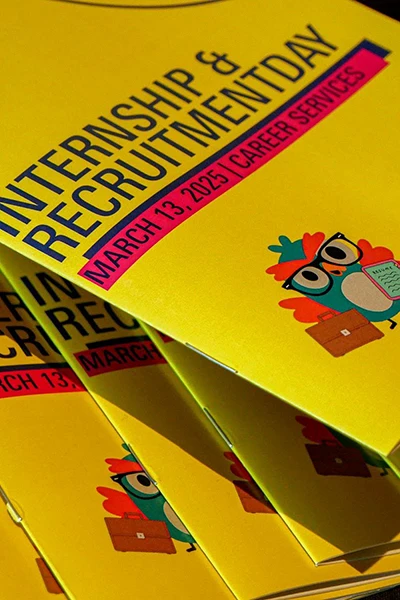 Internship recruitment day information book