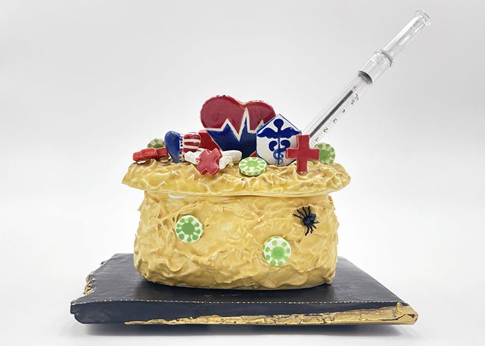America's Healthcare Professionals' Cake, 2021, by Joan Takayama-Ogawa. Photograph by Madison Metro.