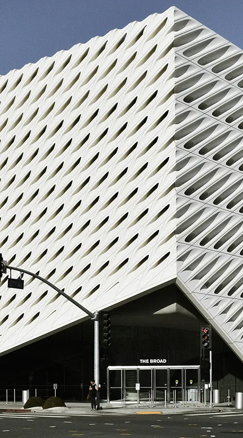 The Broad Museum in Los Angeles