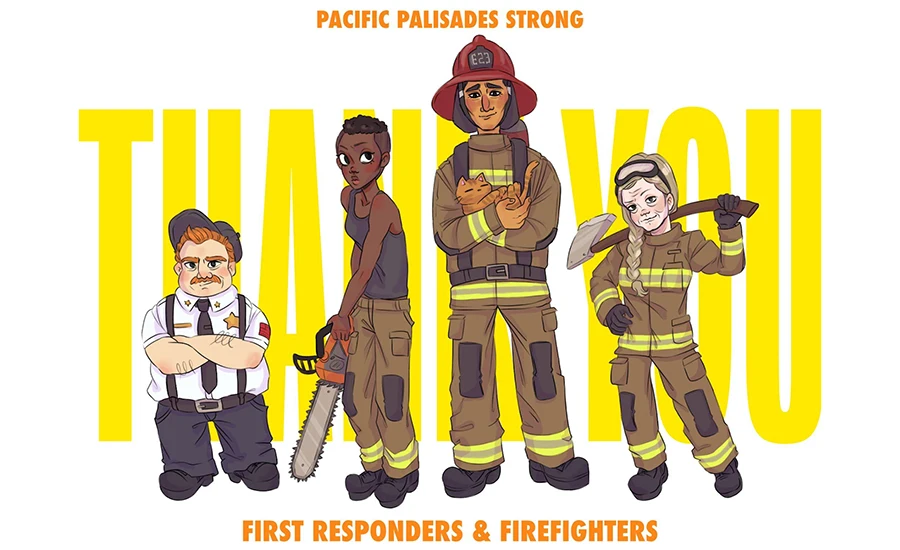 Work by Maeve Haber (’26 Illustration) for the Illustration 4: LA Campaign course