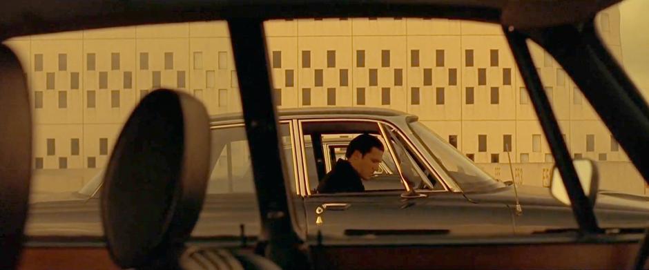A scene from the 1997 Sony Pictures film Gattaca with Ahmanson Hall in the background. 
