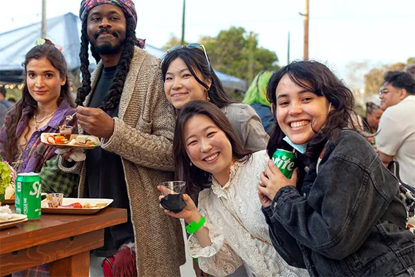 Otis College students enjoying the O-Launch ’23 festivities