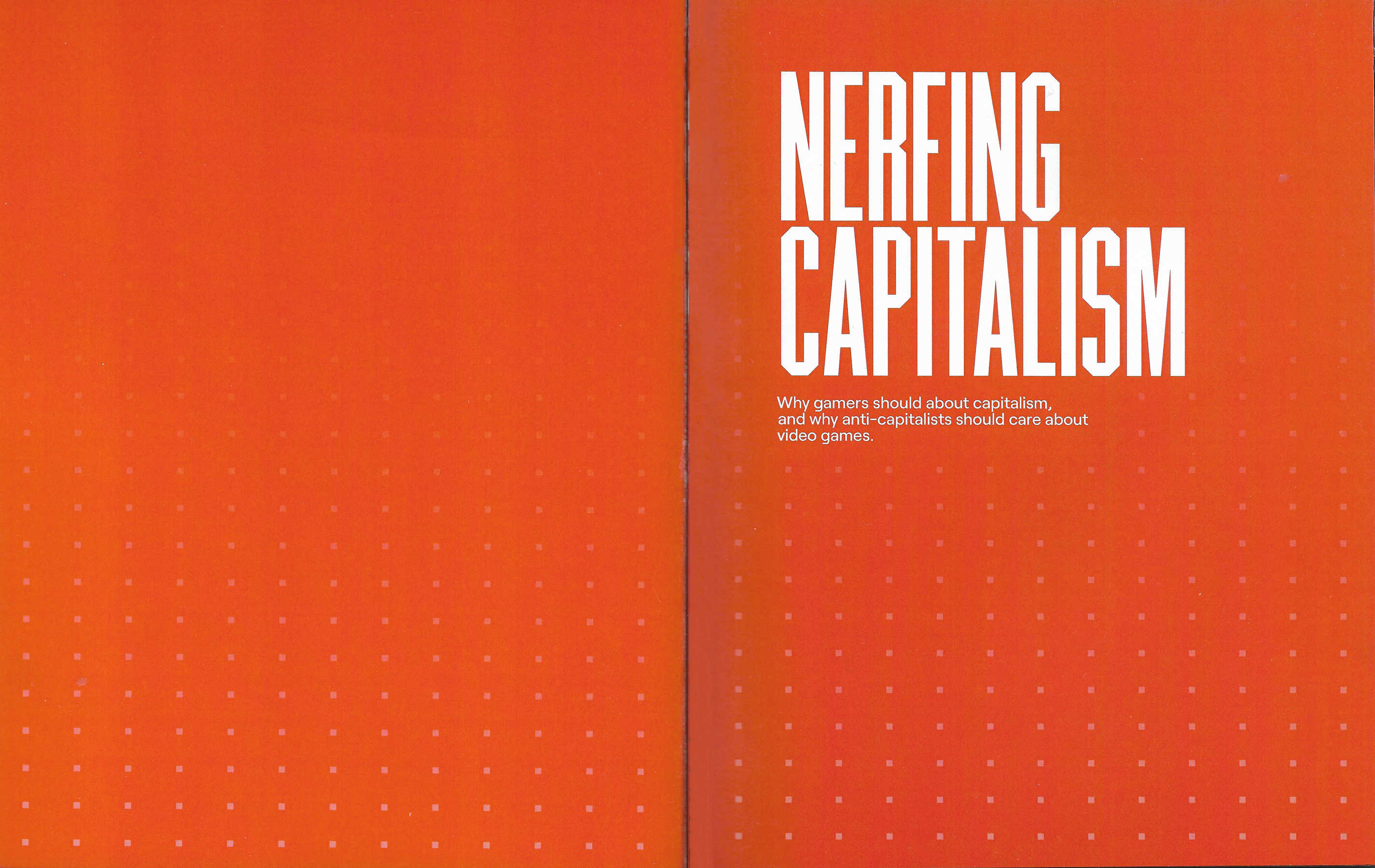 First spread of <i>Nerfing Capitalism
