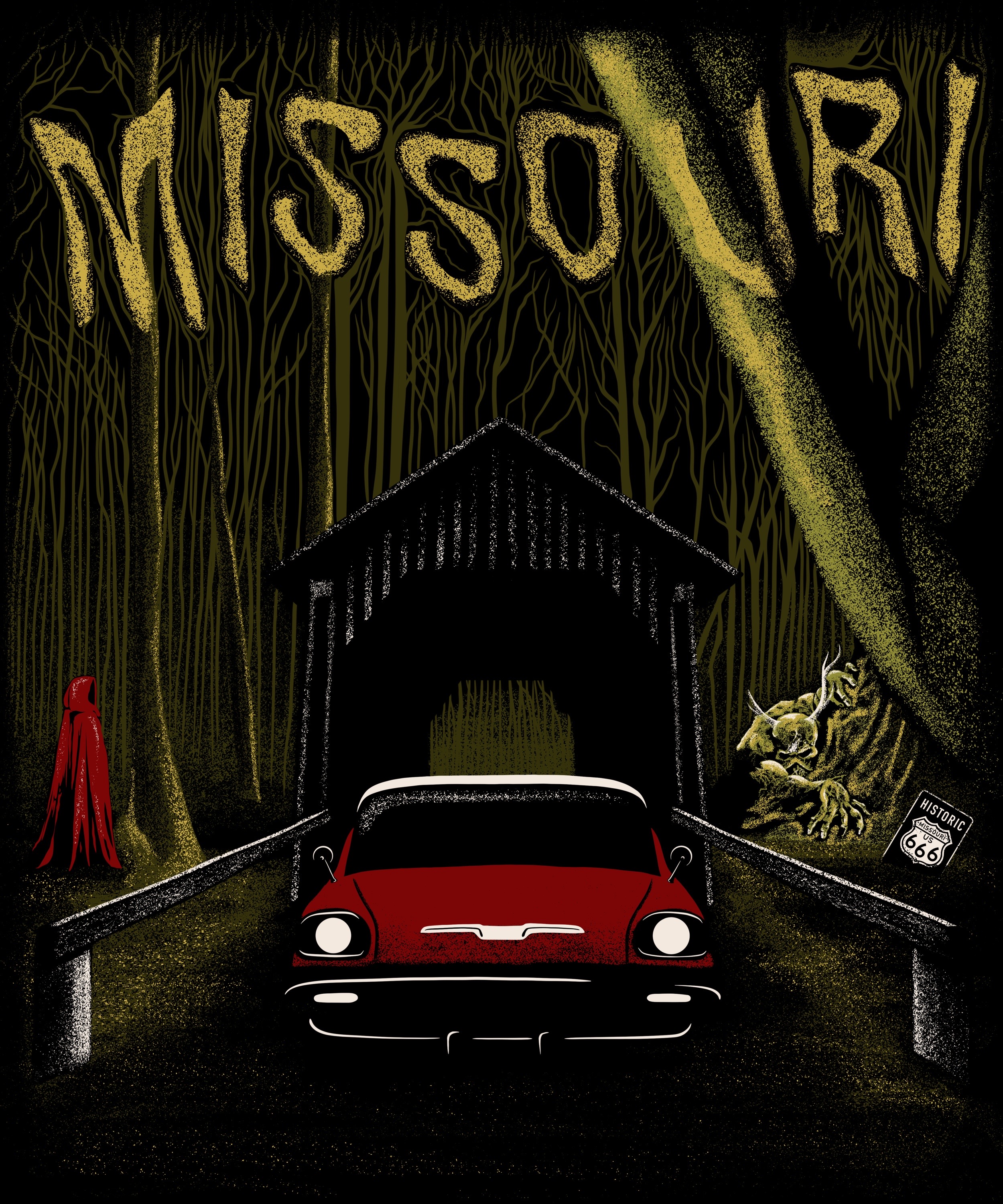 Route 666 travels through Missouri 