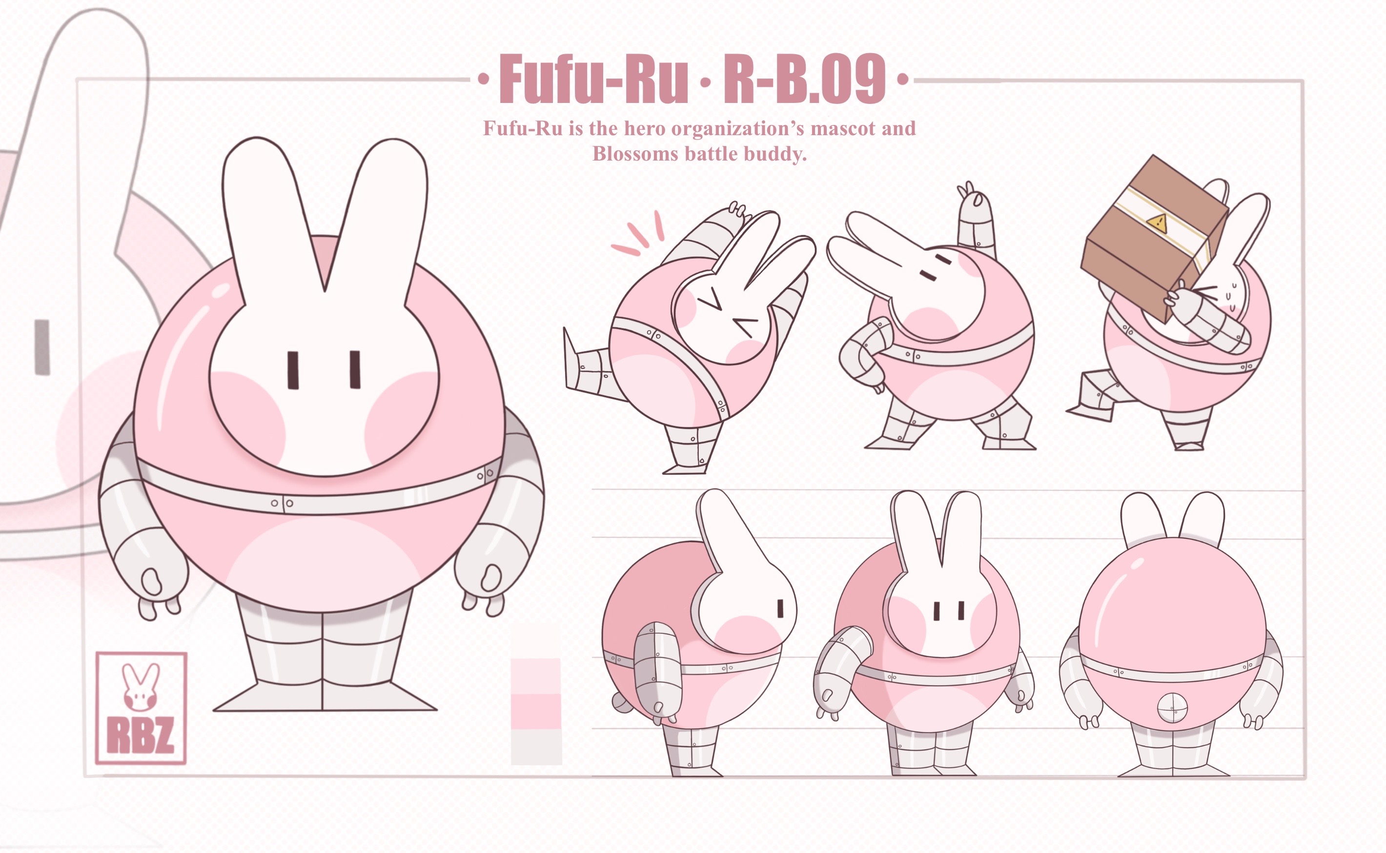 R.B.Z Hero's Fufu-Ru Character Design 