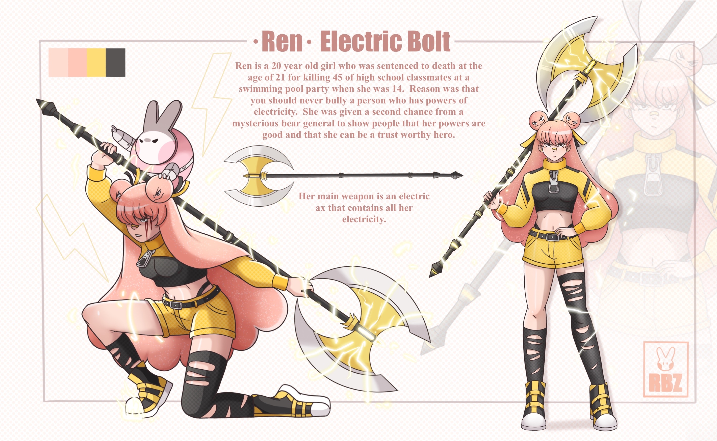 R.B.Z Hero's Ren Character Sheet 