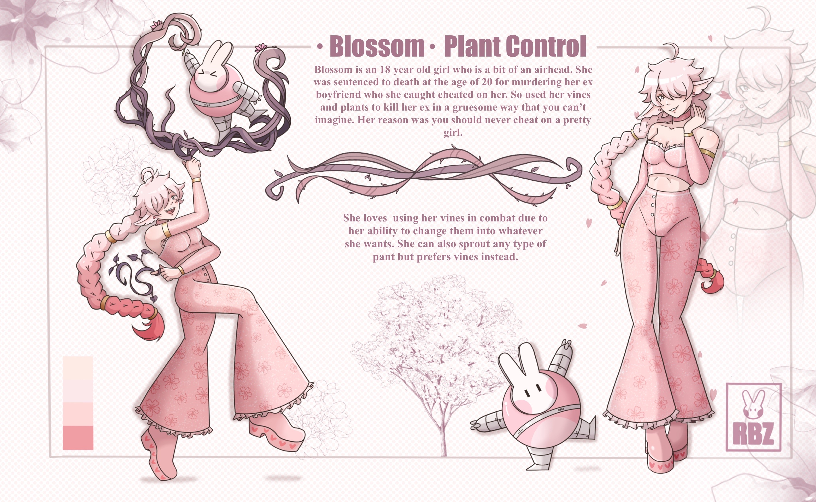 R.B.Z Hero's Blossom Character Sheet