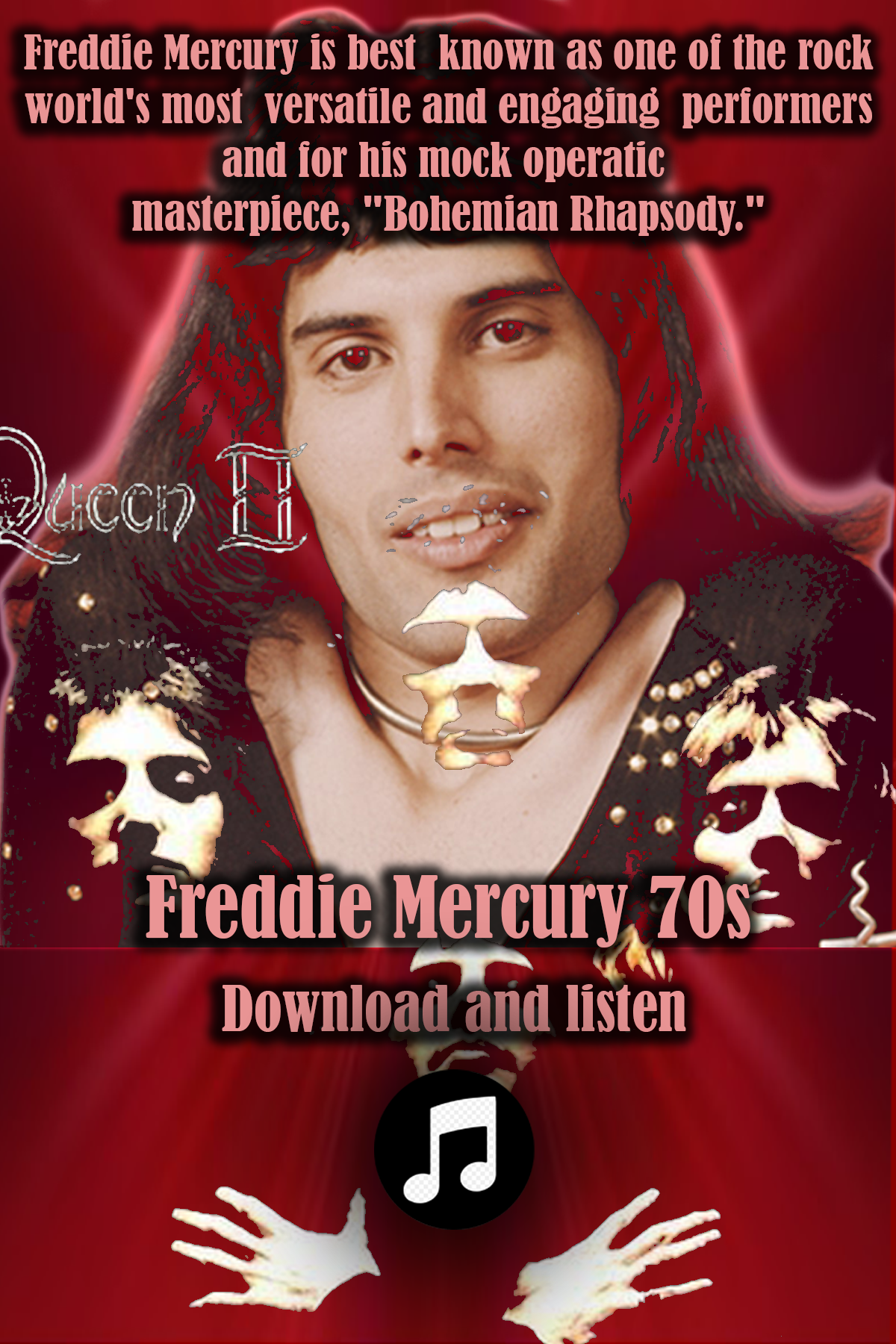 Freddie Mercury 70s UK