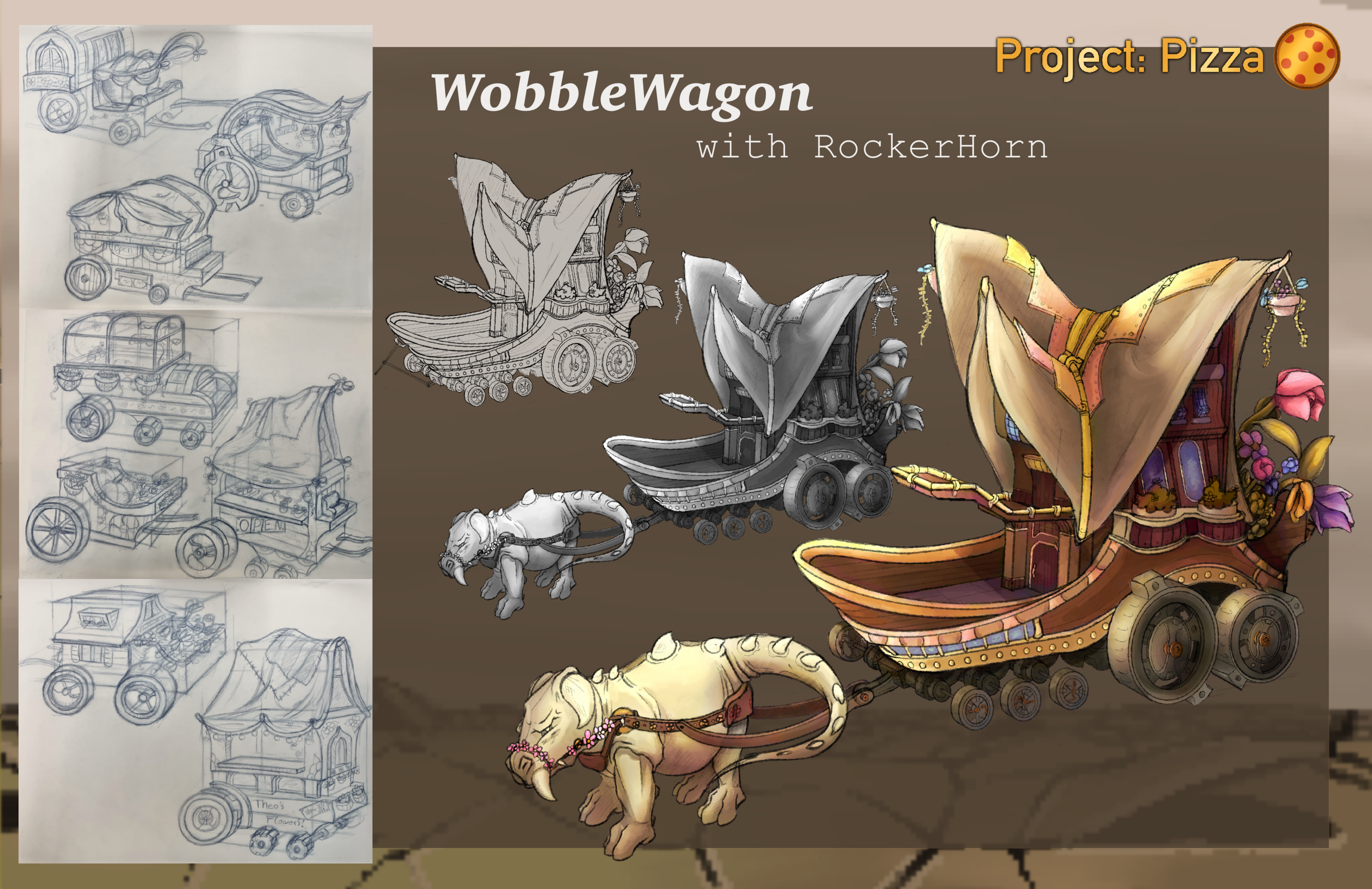 WobbleWagon with RockerHorn