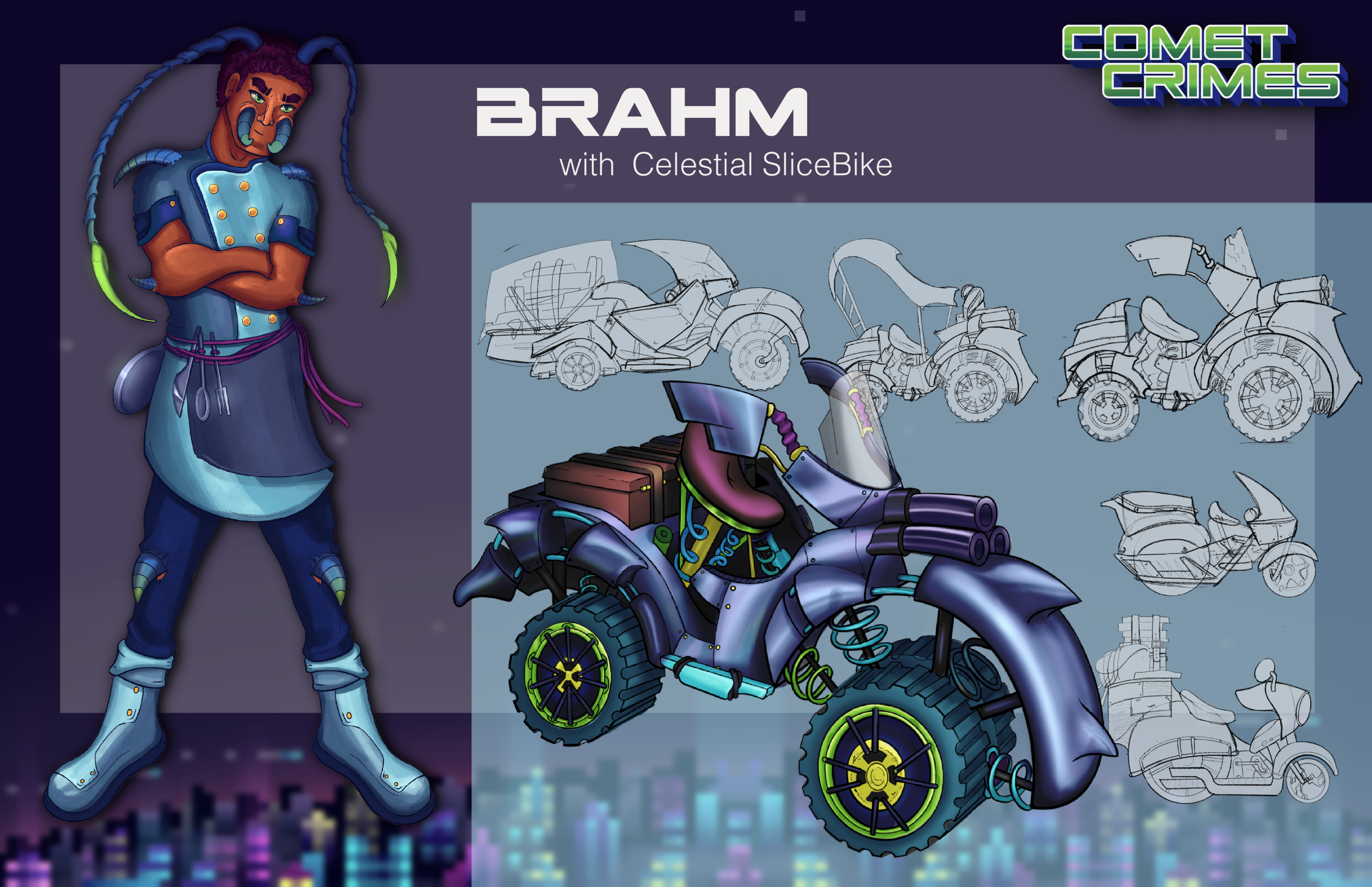 Brahm with Bike