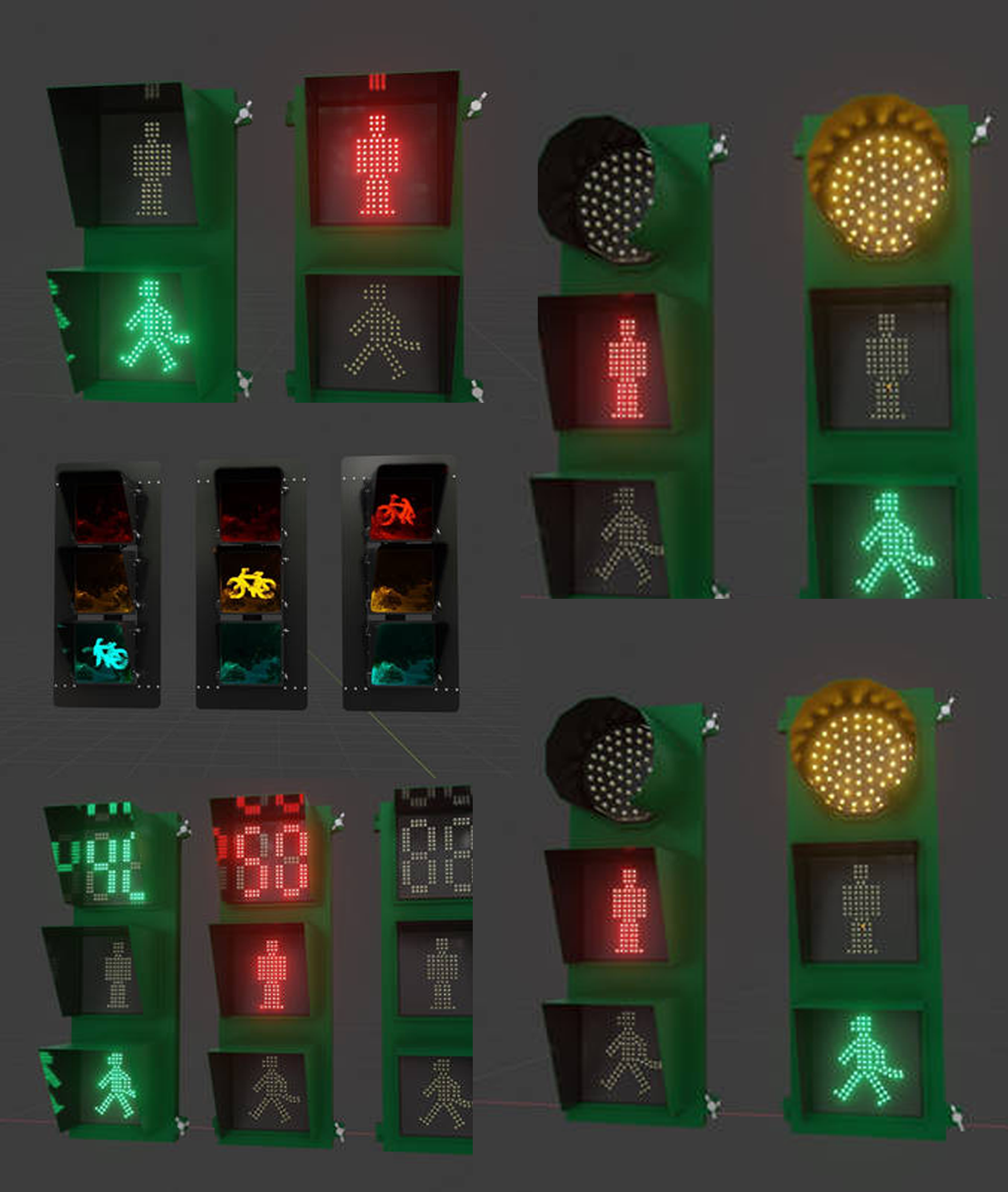 Traffic Lights. Digital