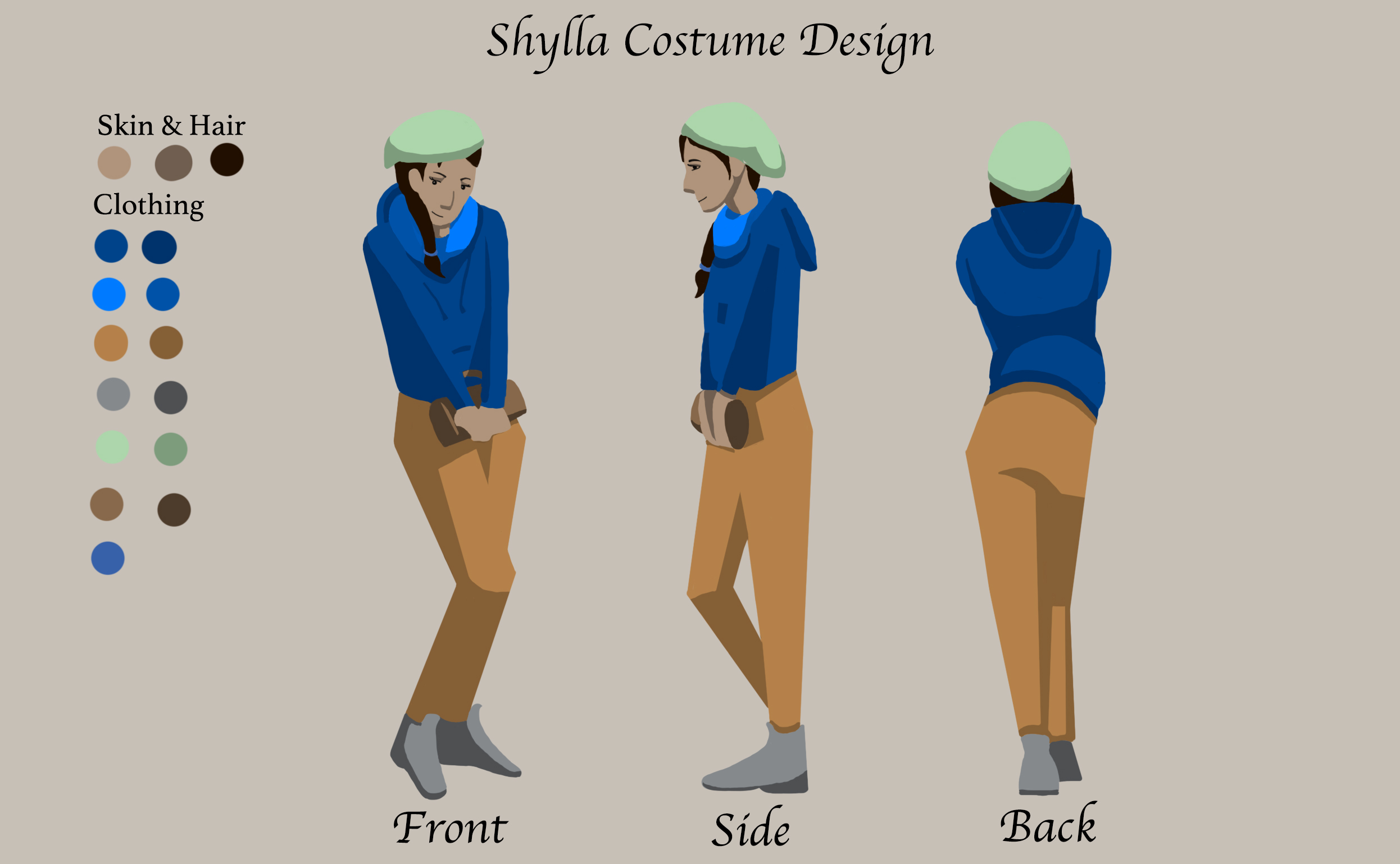 Shylla Character Design