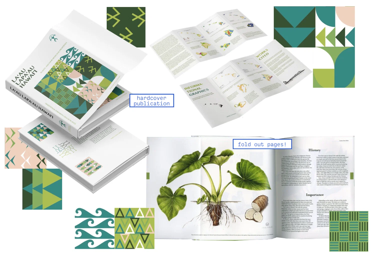Components: Hardcover book and brochure