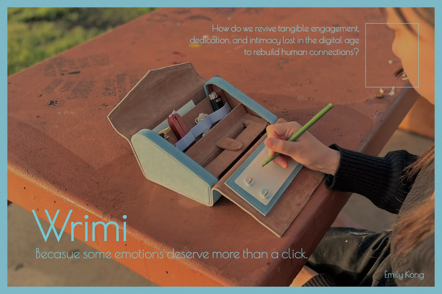 Wrimi: Letter Writing Box (Becasue some emotions deserve more than a click.)
