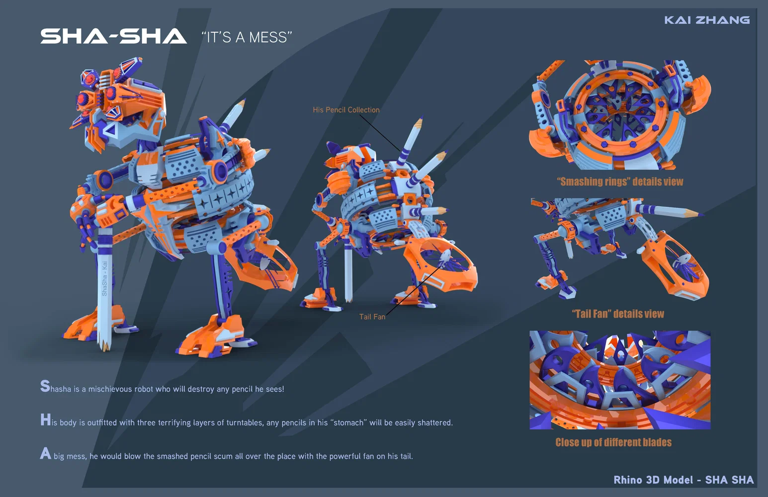 Rhino 3D Model - SHA SHA