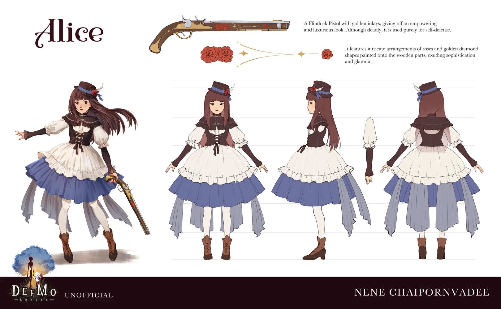 Character Redesign of Alice from "Deemo"