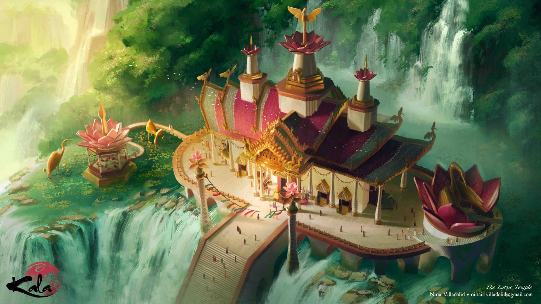 Kala - Lotus Temple Environment Concept