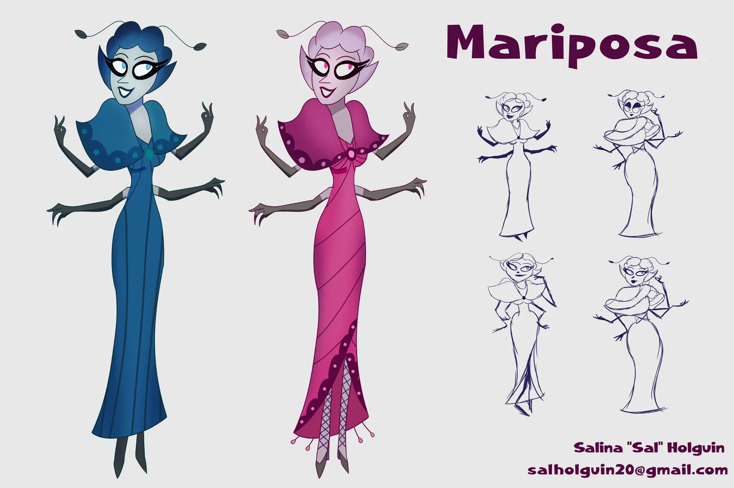 Mariposa Character Design