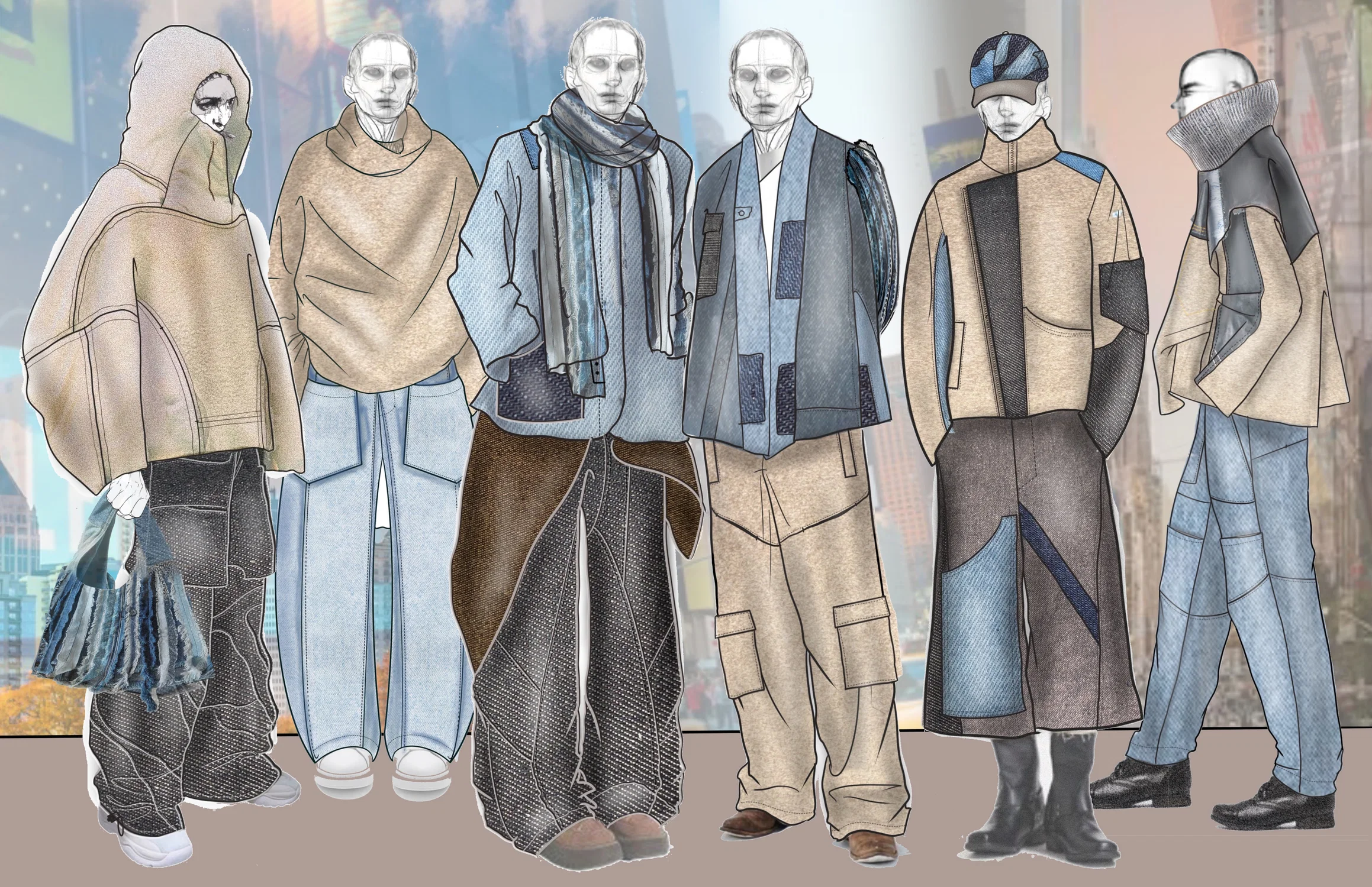 Indigo Form: a denim collection that focuses on reusing denim
