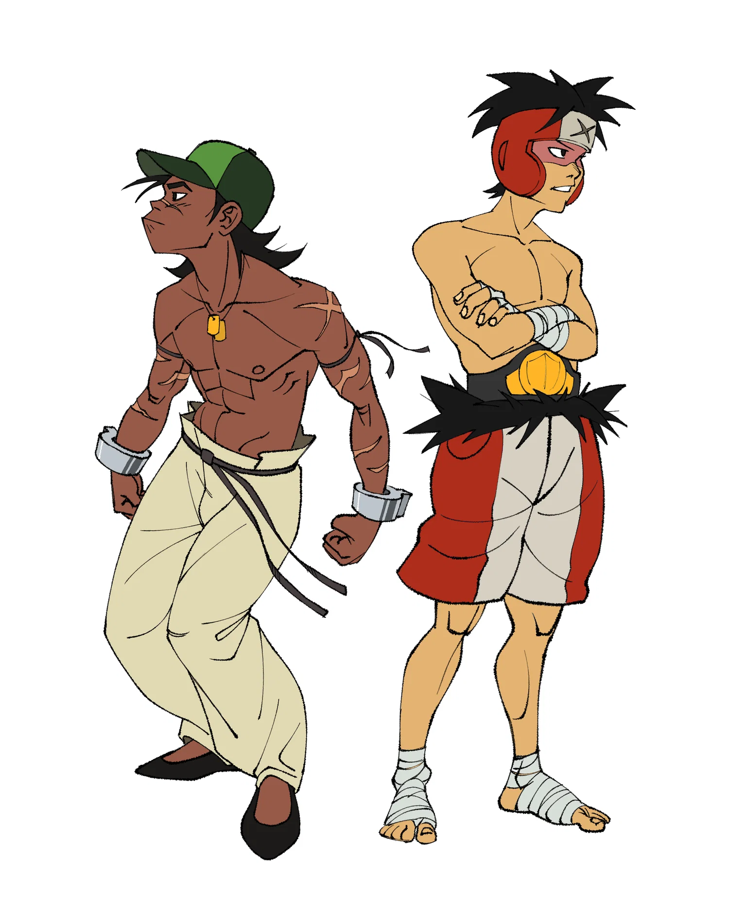Ike and Charlie. Two fighters who wander the desert.
