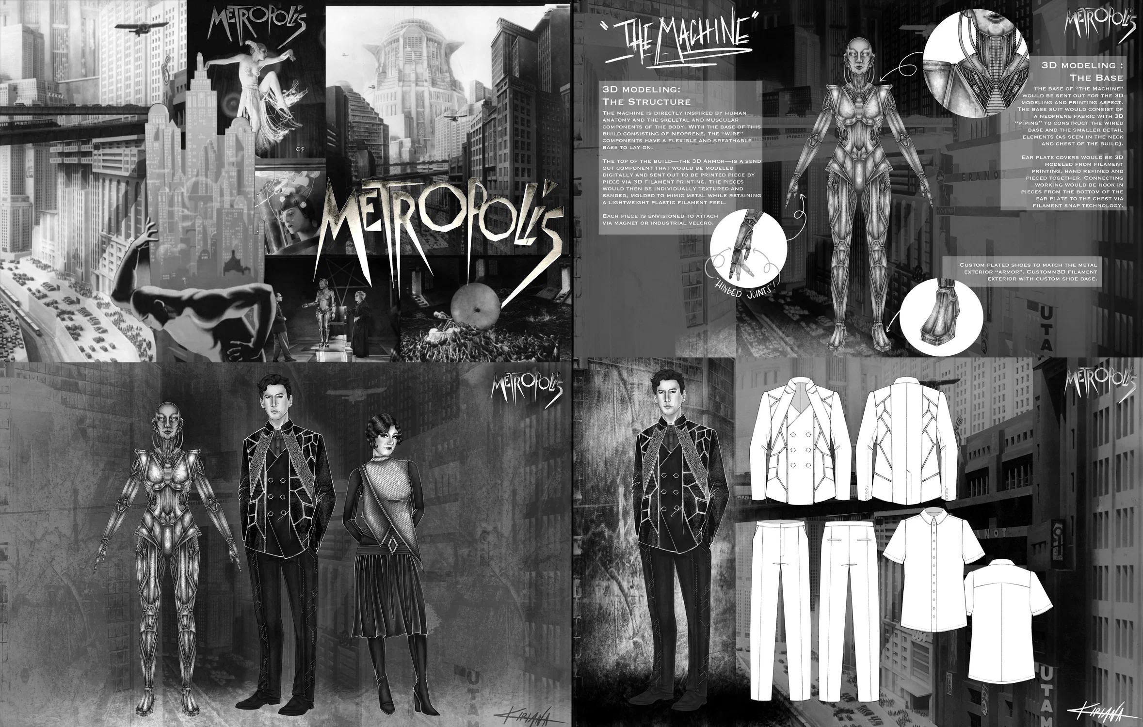 Kiriana Lanuza Metropolis Costume design