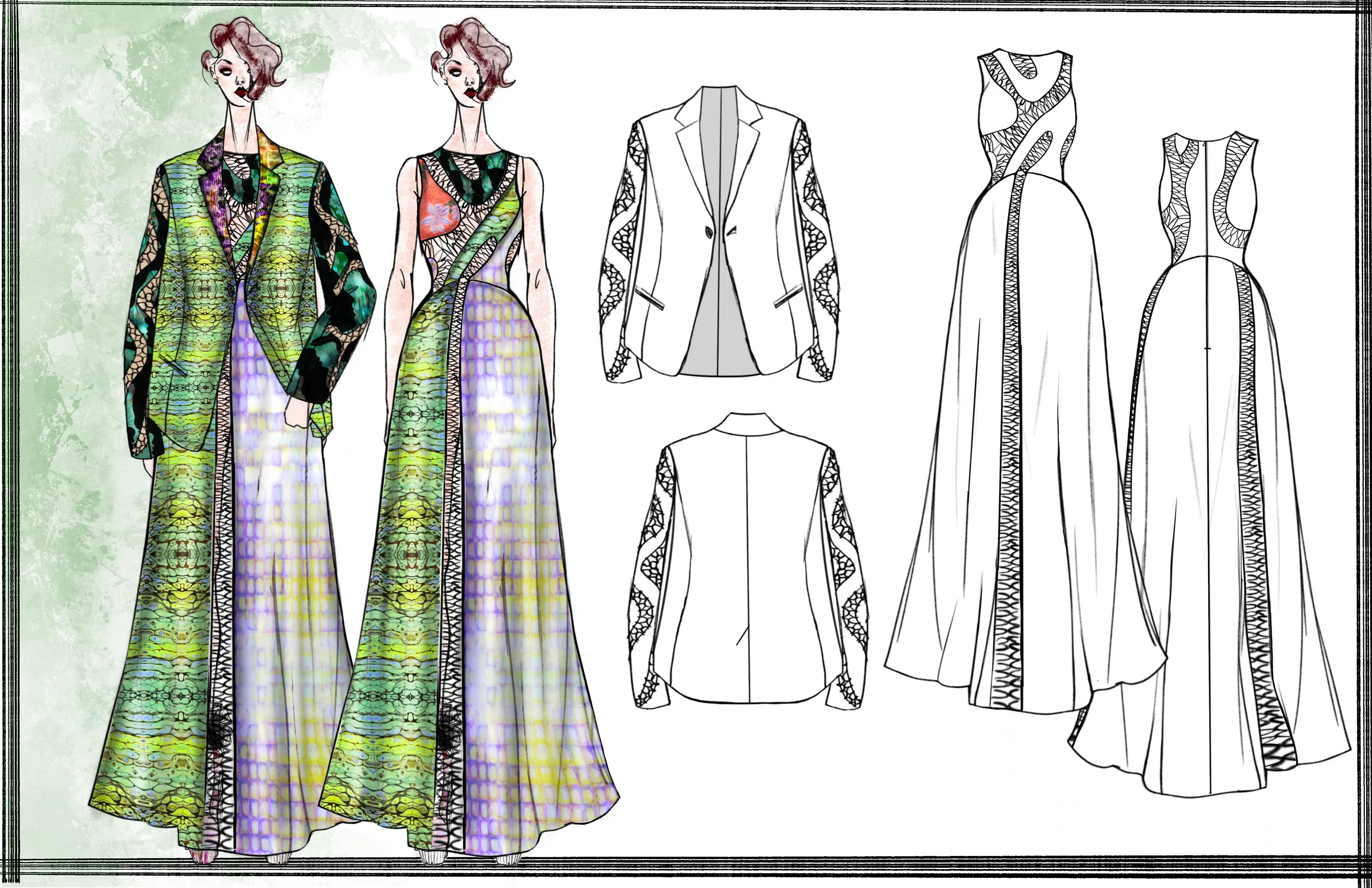 This sketch was selected for my senior mentor project with Jonathan Cohen.