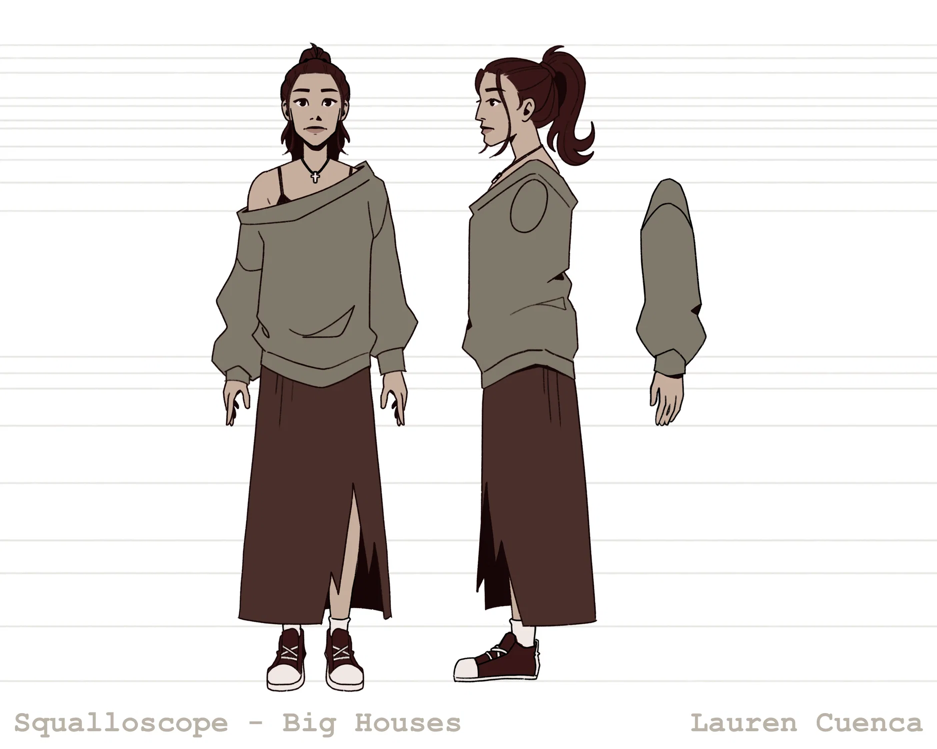 Character design inspired by the song Big Houses by Squalloscope