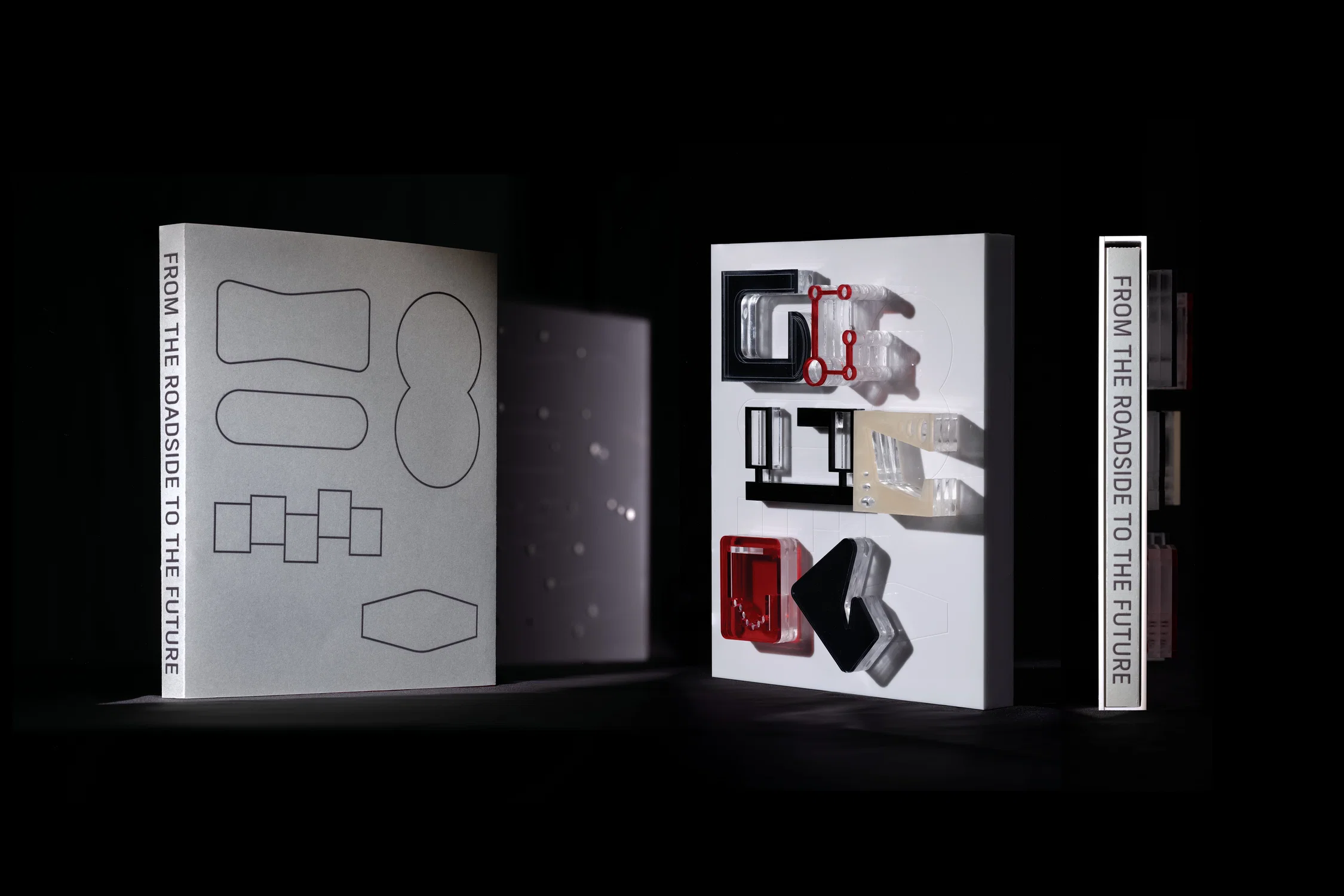 “From the Roadside to the Future” is an interactive, three-dimensional book that reimagines Googie architecture through contemporary type design. More than a book, it invites readers to see, touch, and engage with the bold spirit of Space Age optimism.