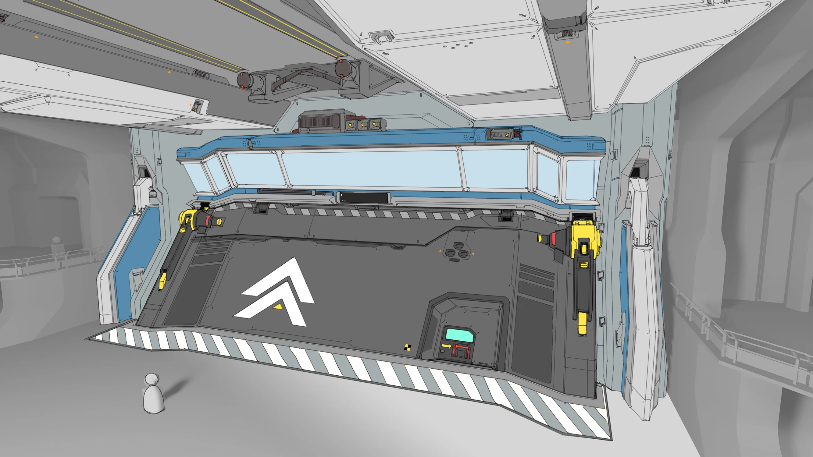 Interior Environmental Design - Ship Bay