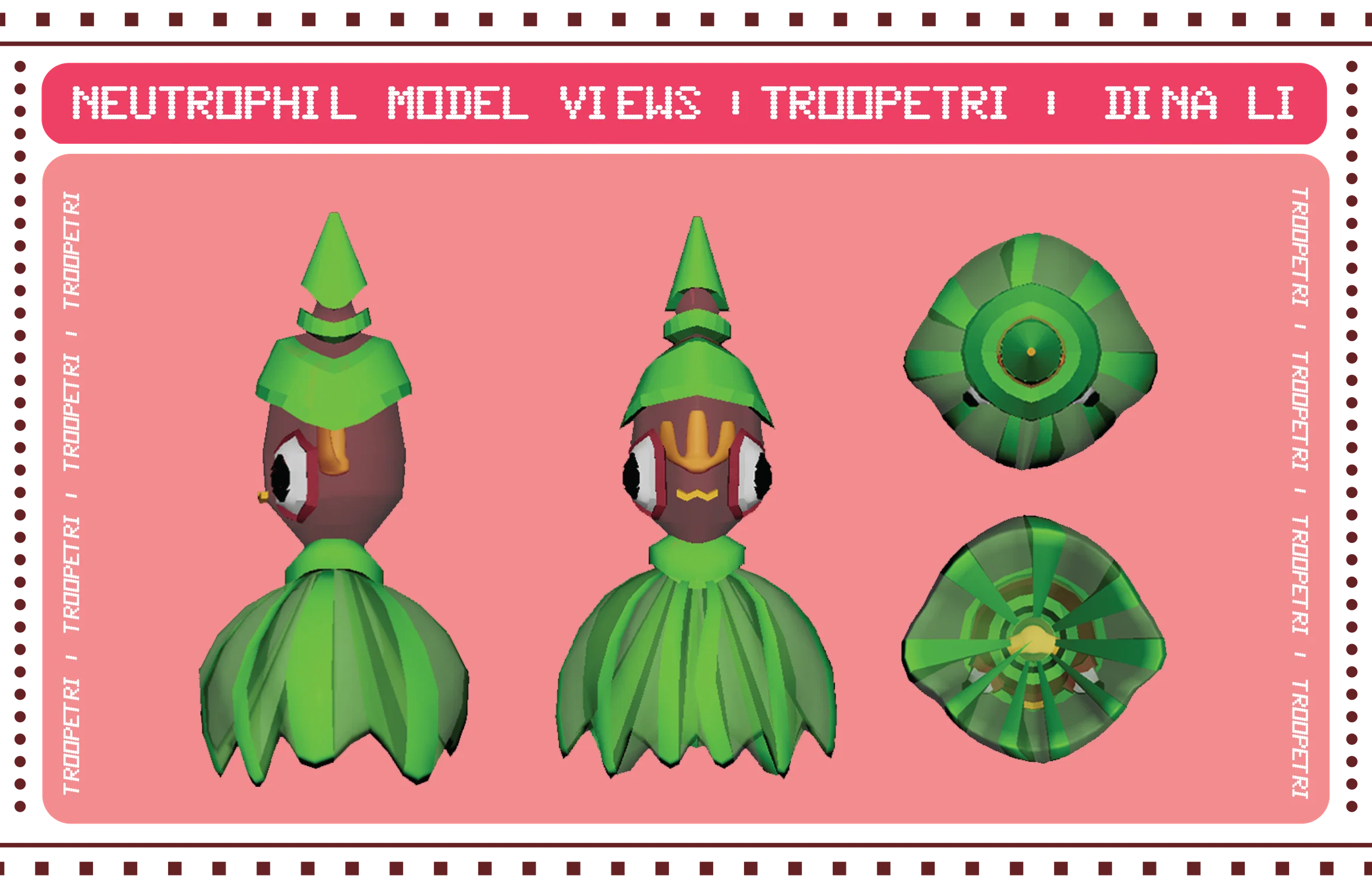neutrophil model sheet for my immune system card game troopetri