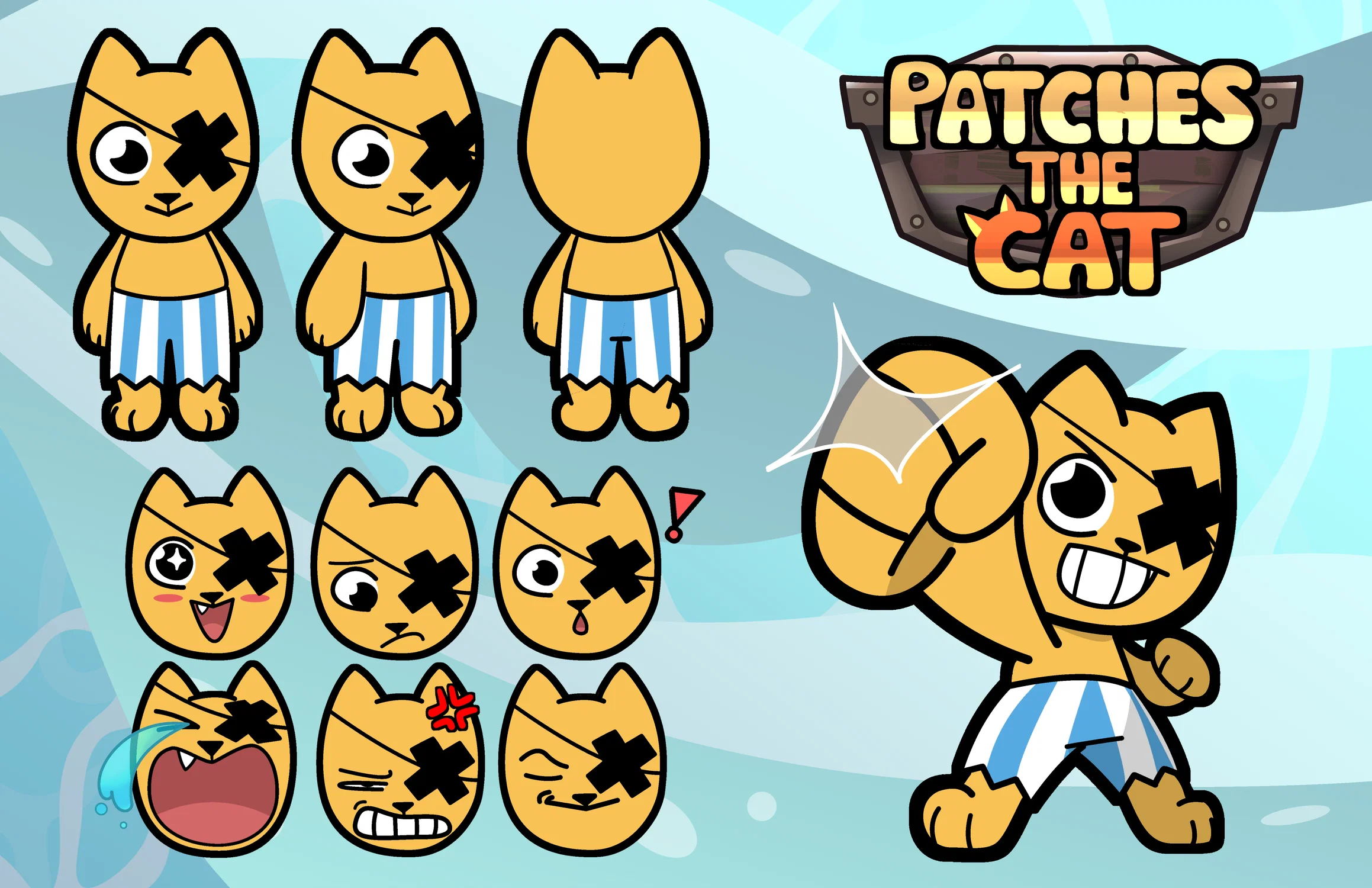 Patches the Pirate Cat Character Sheet