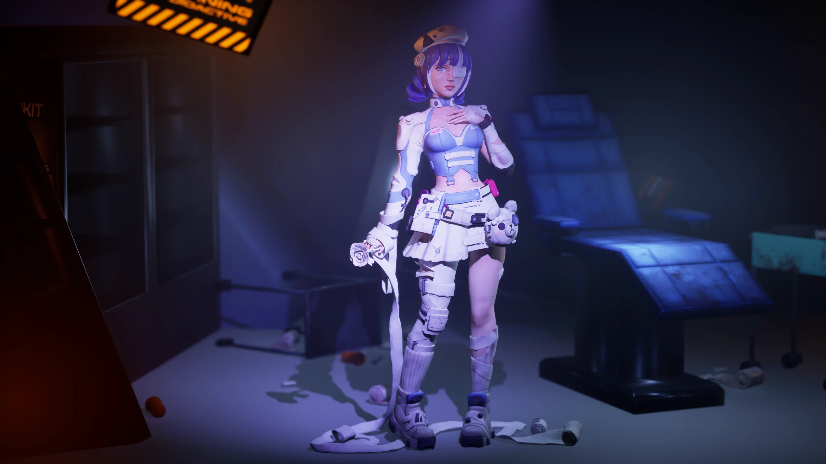 Girl in the Future Wasteland - original concept by Anna Zhang