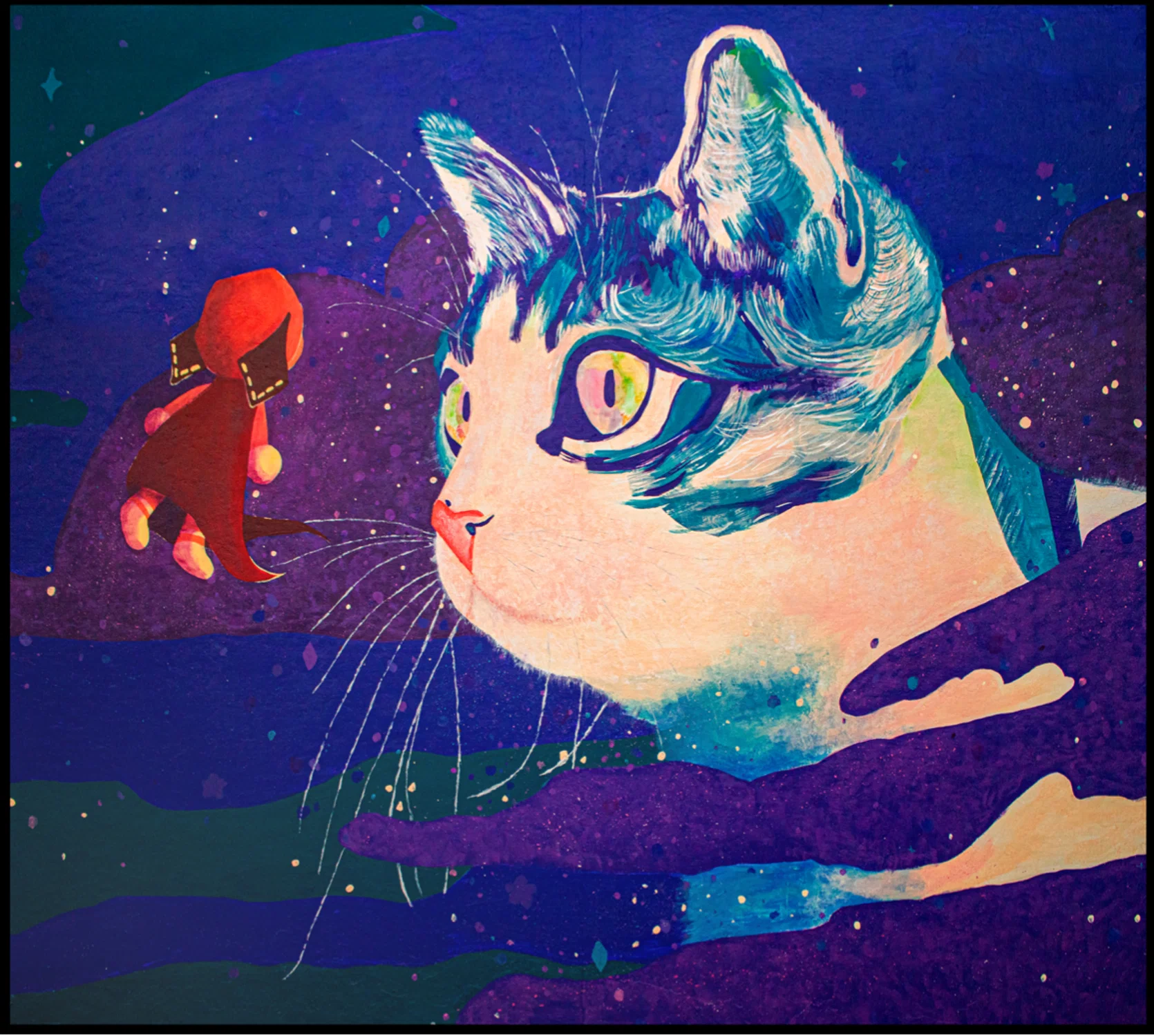 mural for the Graphic Design and Illustration department at Otis College of Art and Design.