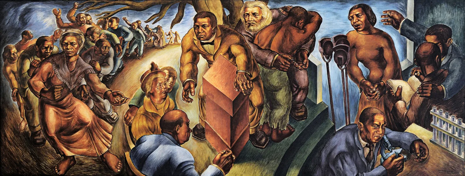 Charles White, Five Great American Negroes, 1939-40.