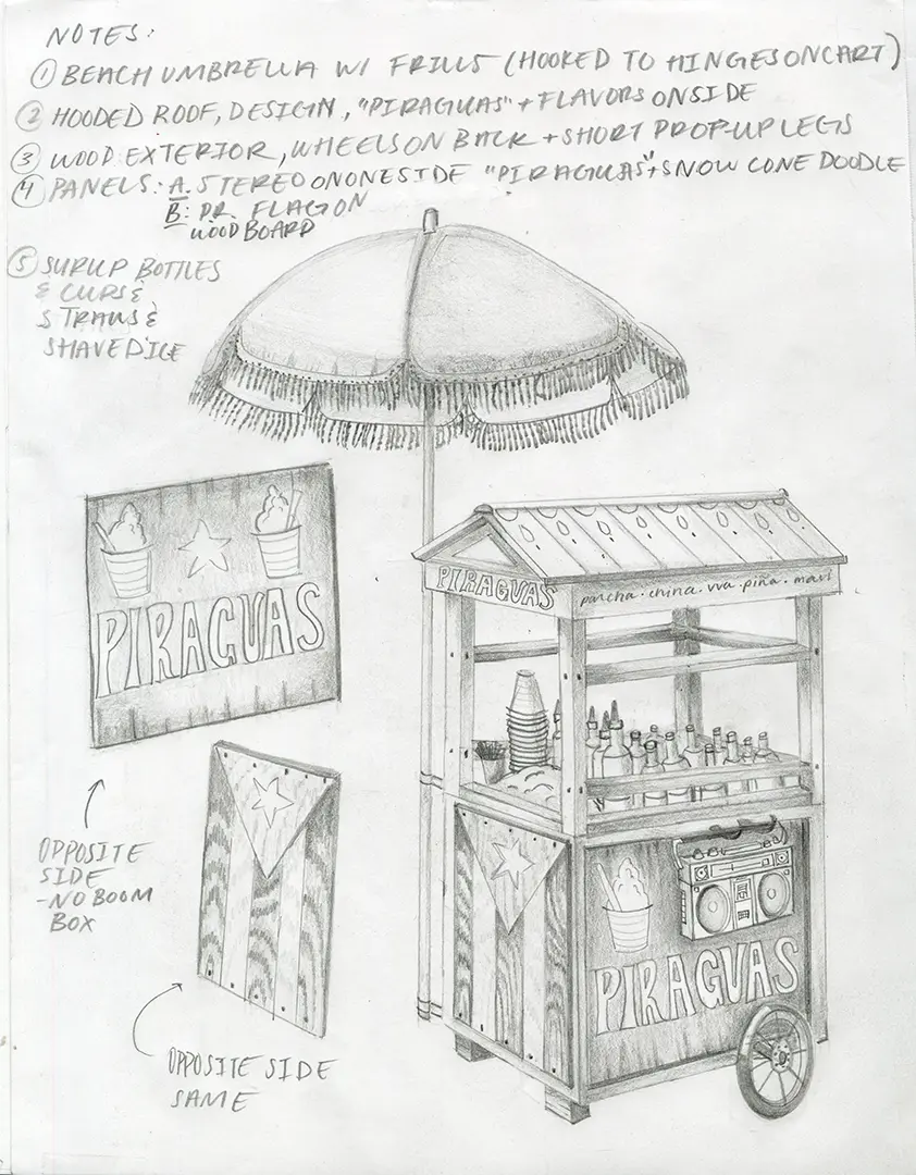 2024 Summer of Art Final Exhibition: Mara Criollo-Rivera - Food Cart