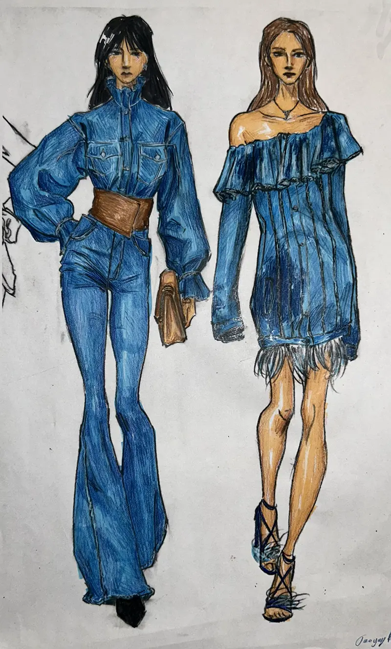 Drawing from a Costumed Model