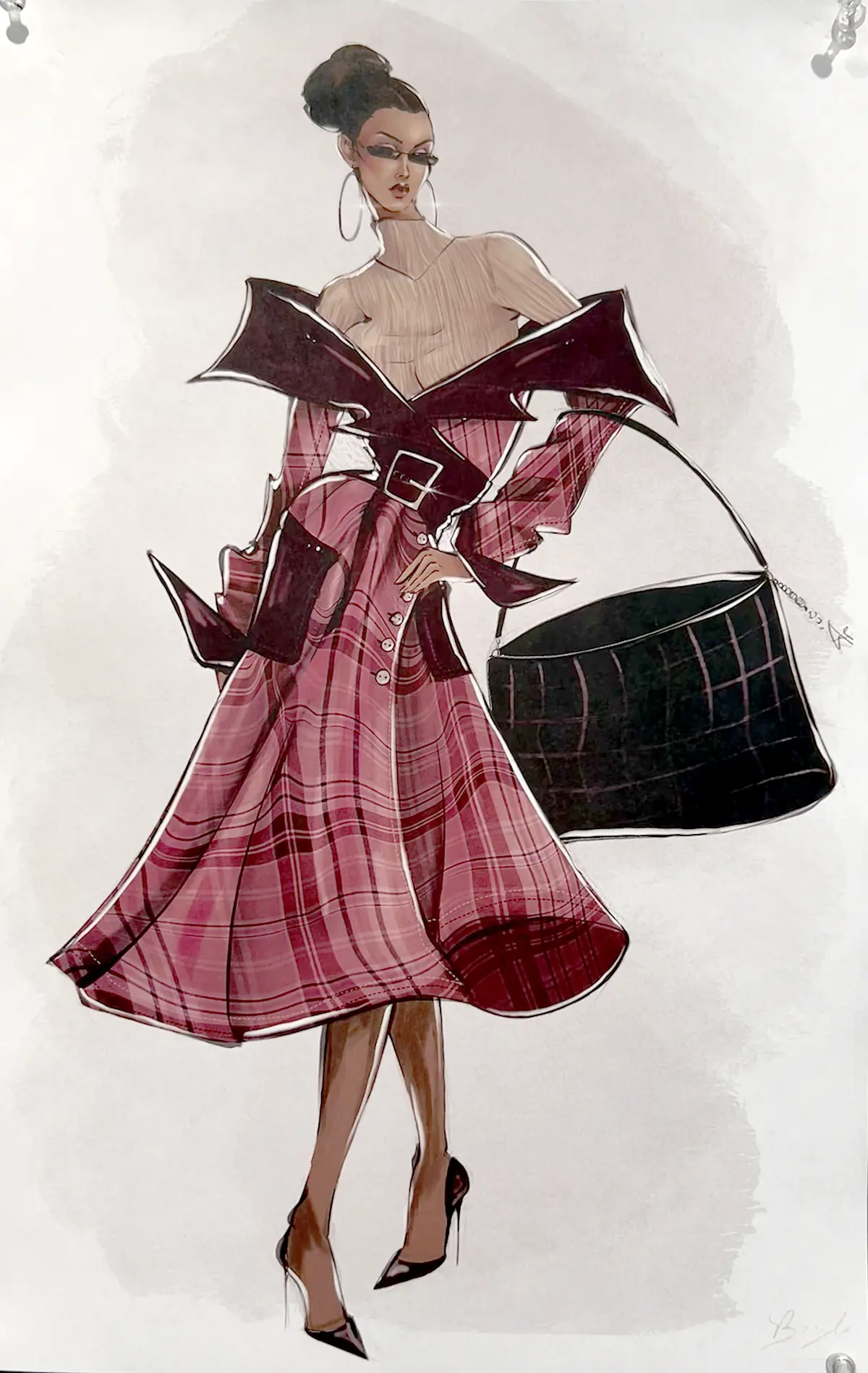 Drawing from a Costumed Model