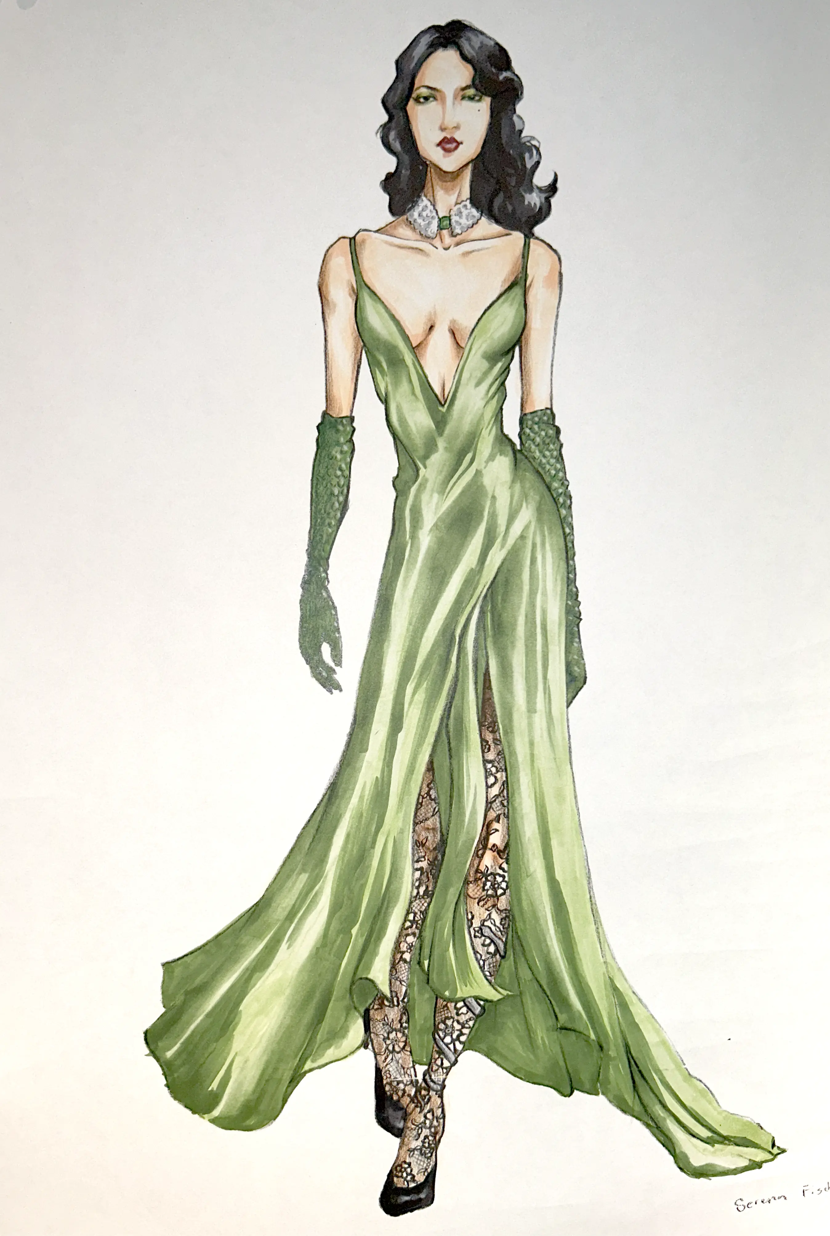 Drawing from a Costumed Model