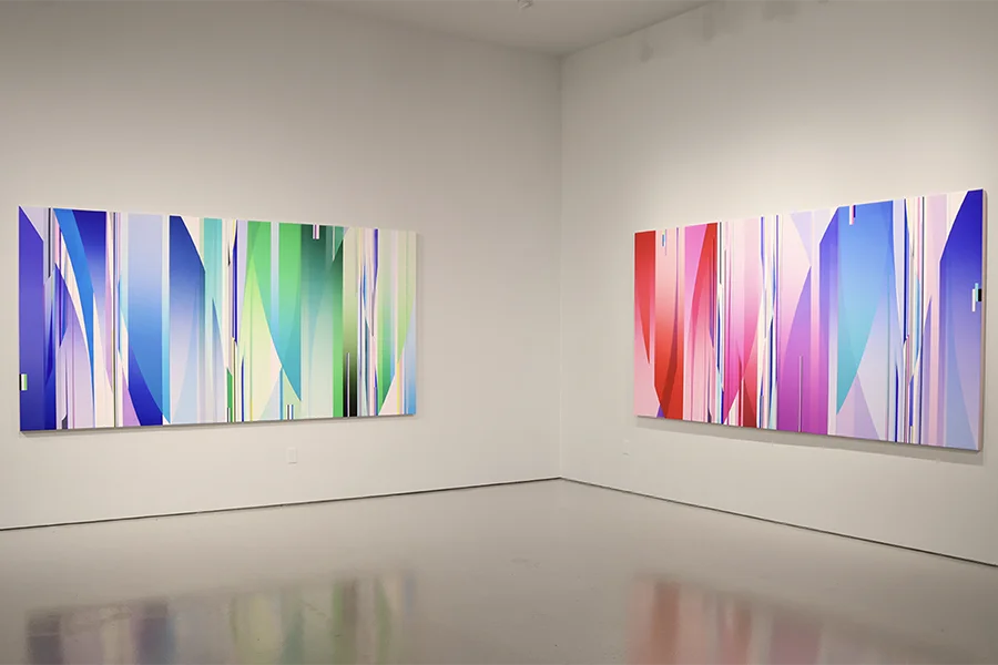 Artwork installation by Dion Johnson