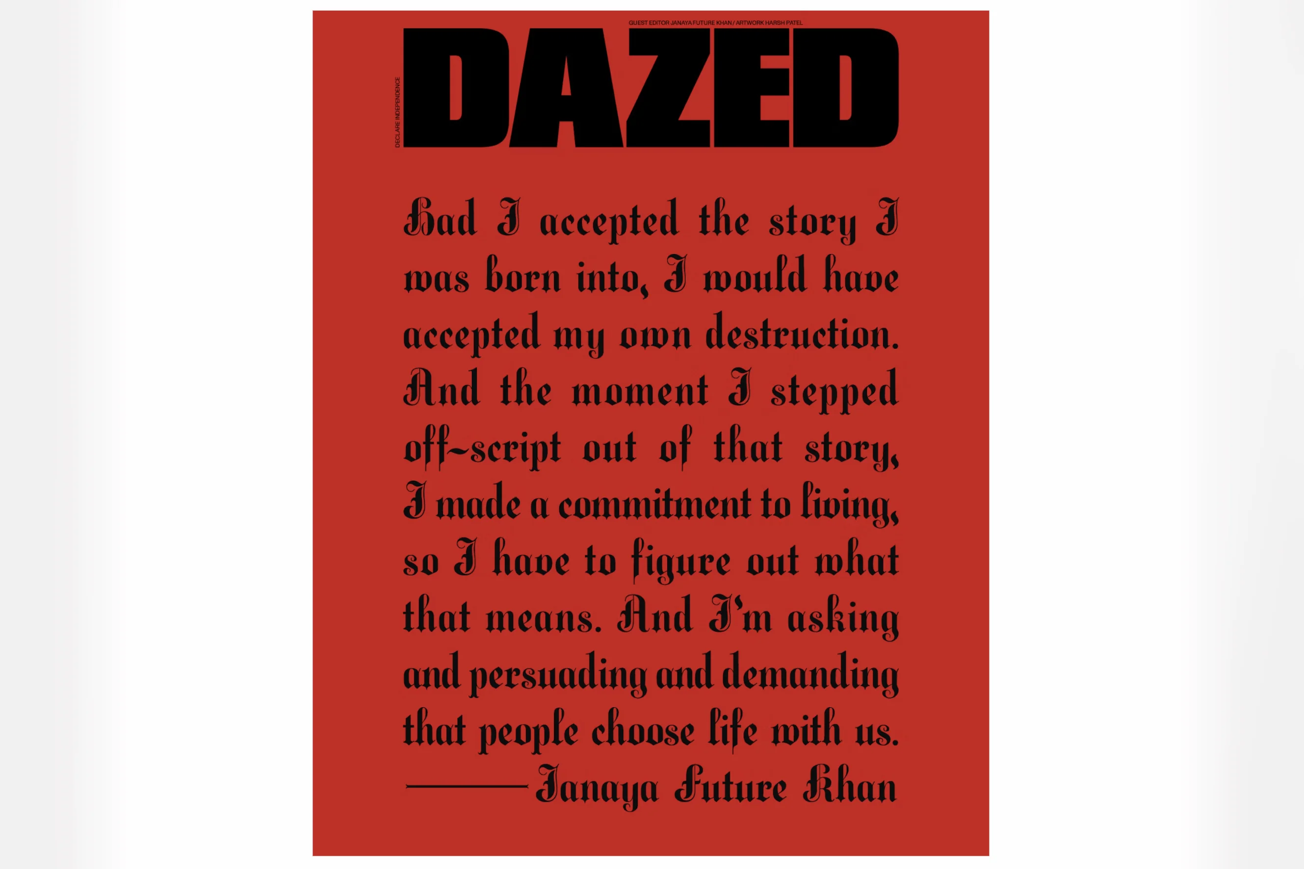 Screenshot of DAZED