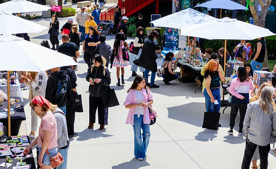 Otis Community during a free event at the Otis commons