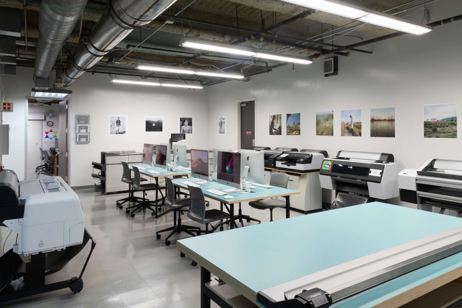 Photo lab printing room
