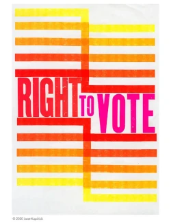 Right To Vote By Janet Kupchick