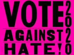 Vote Against Hate by Rachel Curry