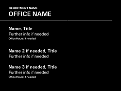 Square Office Template